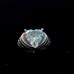 Vintage heart ring Sterling Silver